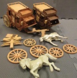 LOT OF 2 ROY ROGERS STAGE COACHES