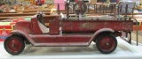 VINTAGE STEEL FIRE TRUCK