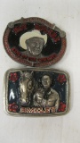 LOT OF 2 BELT BUCKLES