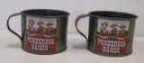LOT OF 2 PONDEROSA RANCH MUGS