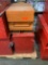 Lot of 2 Metal Job Boxes 32 x 19 x 19, 36 x 18 x 25