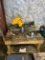 4' x 4' Rolling Table with Contents in Photo