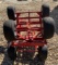 Lot of 2 Rolling Material Movers Cart Pull Wagons