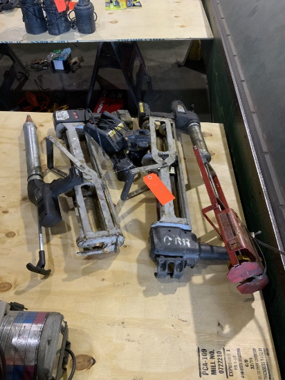 Lot of 4 Albion ADCO Battery Powered Caulk Adhesive Guns