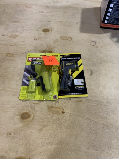 NEW Lot of 2 Ryobi General Non-Contact Infrared Thermometer