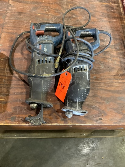 Lot of 2 Bosch RS428 Corded Electric Saw SawZall