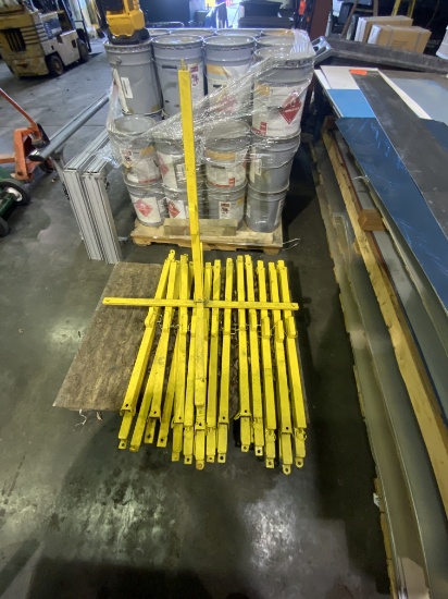 Lot of sign stands