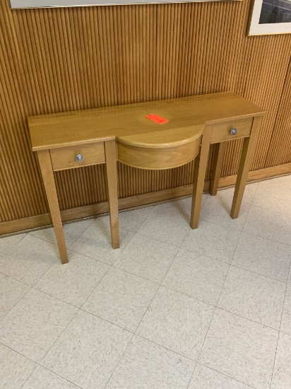 Wooden 2-Drawer Table (48 x 20 x 30)