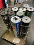 Lot of 12 Rolls SipLast Mixed Miscellaneous Torch & Non-Torch Cap Sheet Base Ply