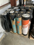 Lot of 20 Mixed Miscellaneous Rolls SipLast Ruberoid Heat-Weld 25 Asphalt Base Ply