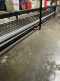 Large Lot of Approximately 50 Pieces of 28' Silver Corrugated Roof Deck Metal 22GA