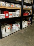 Lot of Buckets of Miscellaneous Fiberlite Parafast Roofing Fasteners