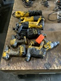 Lot of Dewalt Electric Tools SawZall Drills Brushless Hammer