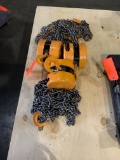 Lot of 3 HaulMaster 1 Ton Chain Hoist