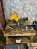 4' x 4' Rolling Table with Contents in Photo
