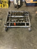 Lot of 2 Rolling Torch Trolley Carts Dragin Wagon Bitomen Applicator