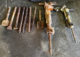Lot of 2 Air Jack Hammers Concrete Breakers w/ Bits