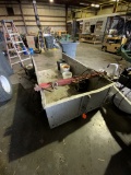 Aluminum Dump Hopper Approx. 4' x 8'
