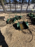 Lot of 3 Rolling Roofing Trash Hopper Garbage Dumper Material Mover