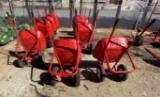 Lot of 9 Wheelbarrows