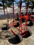 Lot of 2 Manual Fork Dolly Hand Trucks