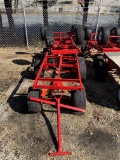 Lot of 3 Rolling Material Movers Cart Pull Wagons