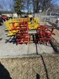 Lot of Disassembled Material Cart Frames & Wheels