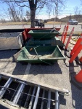 Lot of 3 Hoist Trash Pans