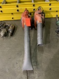 Lot of 2 Husqvarna 125B Gas Leaf Blowers