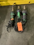 Lot of 3 Leister Triac AT Hot Air Tools
