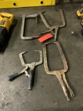 Lot of 4 Clamps