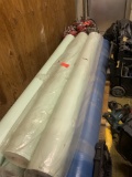 Lot of 7 Rolls of Roofing Membrane - 6 100” Rolls, 1 120” Roll