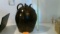 16 inch tall pottery jug with floral design