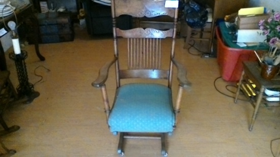 Antique glider rocker