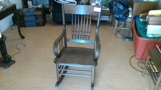 Oak rocker