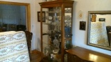 Glass curio cabinet