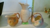 3 pieces of USA pottery
