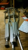 2 sets of crutches