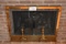 Fireplace Screen and Andirons