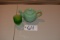 Green Tea Pot and Glasses