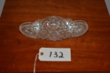 Antique Cut Glass Tray 11