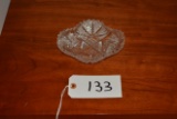 Antique Cut Glass Tray 6 1/2