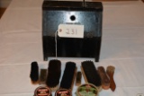 Very Old Shoe Shine Kit Full of Supplies