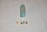 Vintage Aqua Blue Poison Bottle Vapo-Cresolene Late 1800's