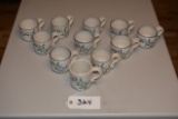 11 Pieces Union Stoneware Mugs
