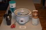 Crockpot, Hand Mixer, Tea Maker, Mini Food Processor