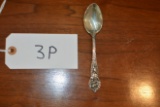 Vintage Sterling Ornate Spoon 6