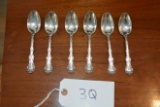6 Vintage Sterling Silver  C. L. Byrd & Co. Spoons