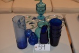 Lot of Decorative Glasses and Saucers