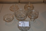 Set of Glass Candy Bowls